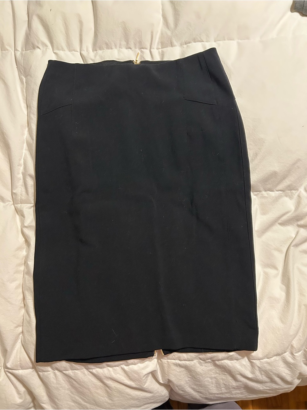INC International Concepts Black Tailored Pencil Skirt